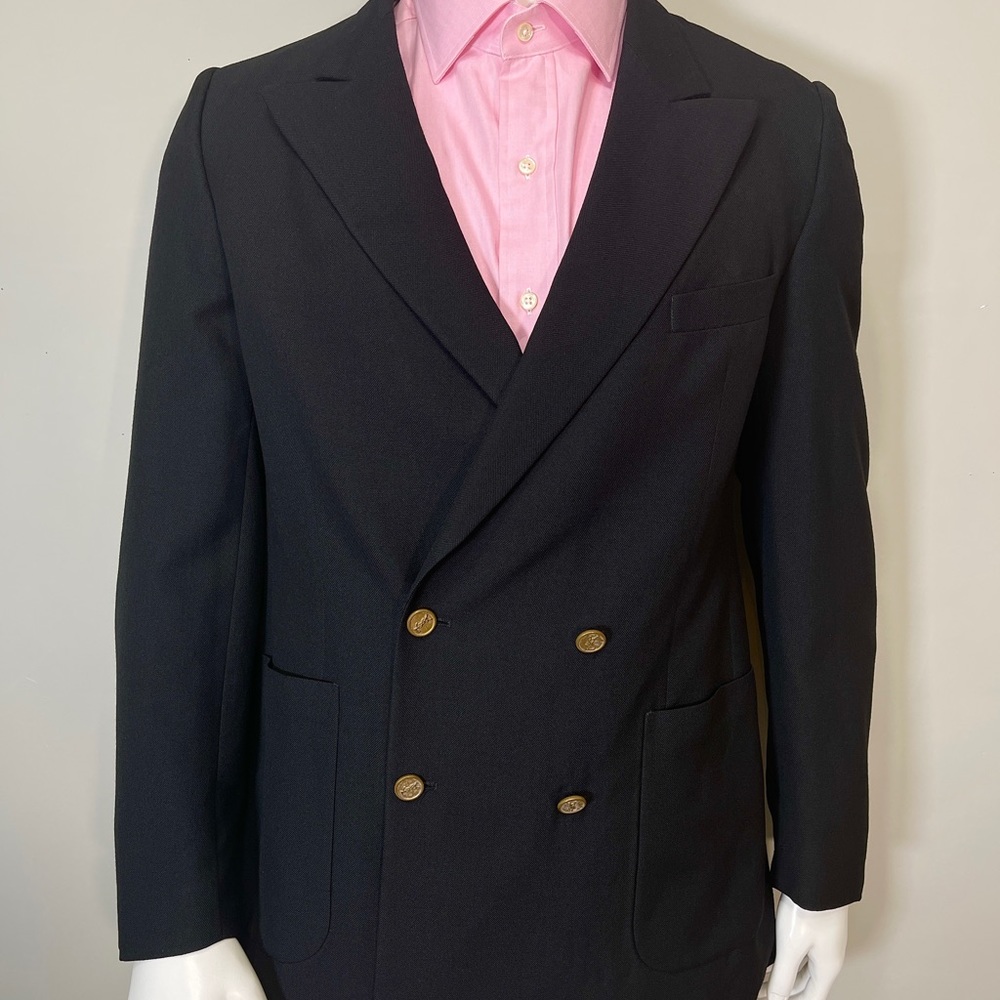 Yves Saint Laurent double breasted blazer size 42R